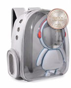 Morral de Viaje para Mascotas "Space Explorer" Diseño Panorámico