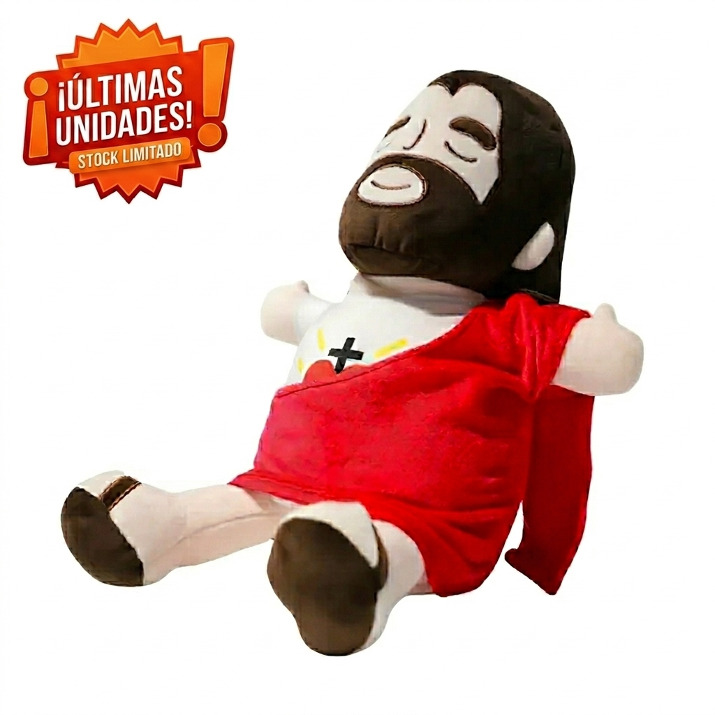 Peluche de Jesús que respira