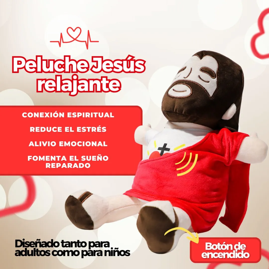 Peluche de Jesús que respira